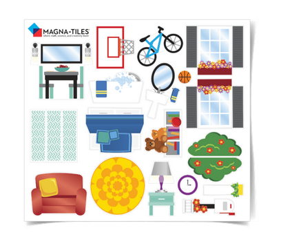 Magna-Tiles Magna-Tiles Builder Set 28pc Set House
