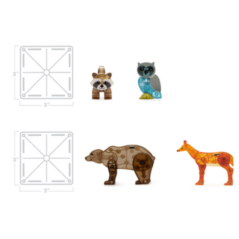 Magna-Tiles Magna-Tiles Forest Animals 25 Piece Set