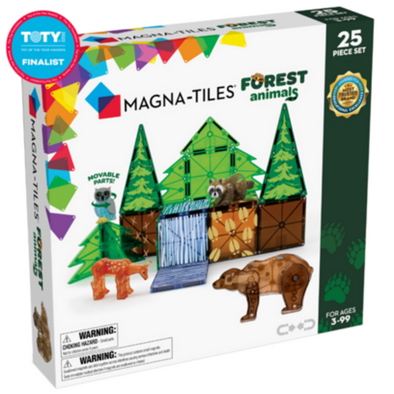 Magna-Tiles Magna-Tiles Forest Animals 25 Piece Set