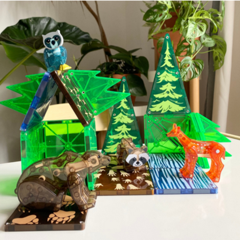 Magna-Tiles Magna-Tiles Forest Animals 25 Piece Set