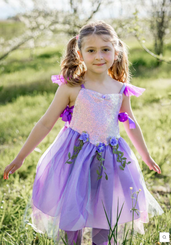 Great Pretenders Great Pretenders Costume Lilac  Sequins Fairy Tunic Size 3-4