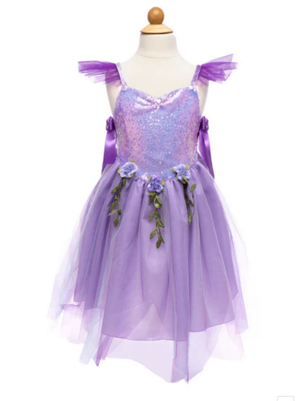 Great Pretenders Great Pretenders Costume Lilac  Sequins Fairy Tunic Size 3-4