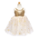 Great Pretenders Golden Glam Party Dress Size 3-4