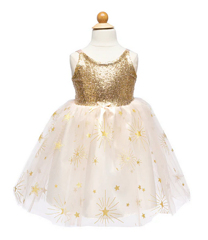 Great Pretenders Golden Glam Party Dress Size 3-4