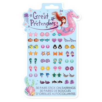 Great Pretenders Sticker Earrings Mermaid 30pc