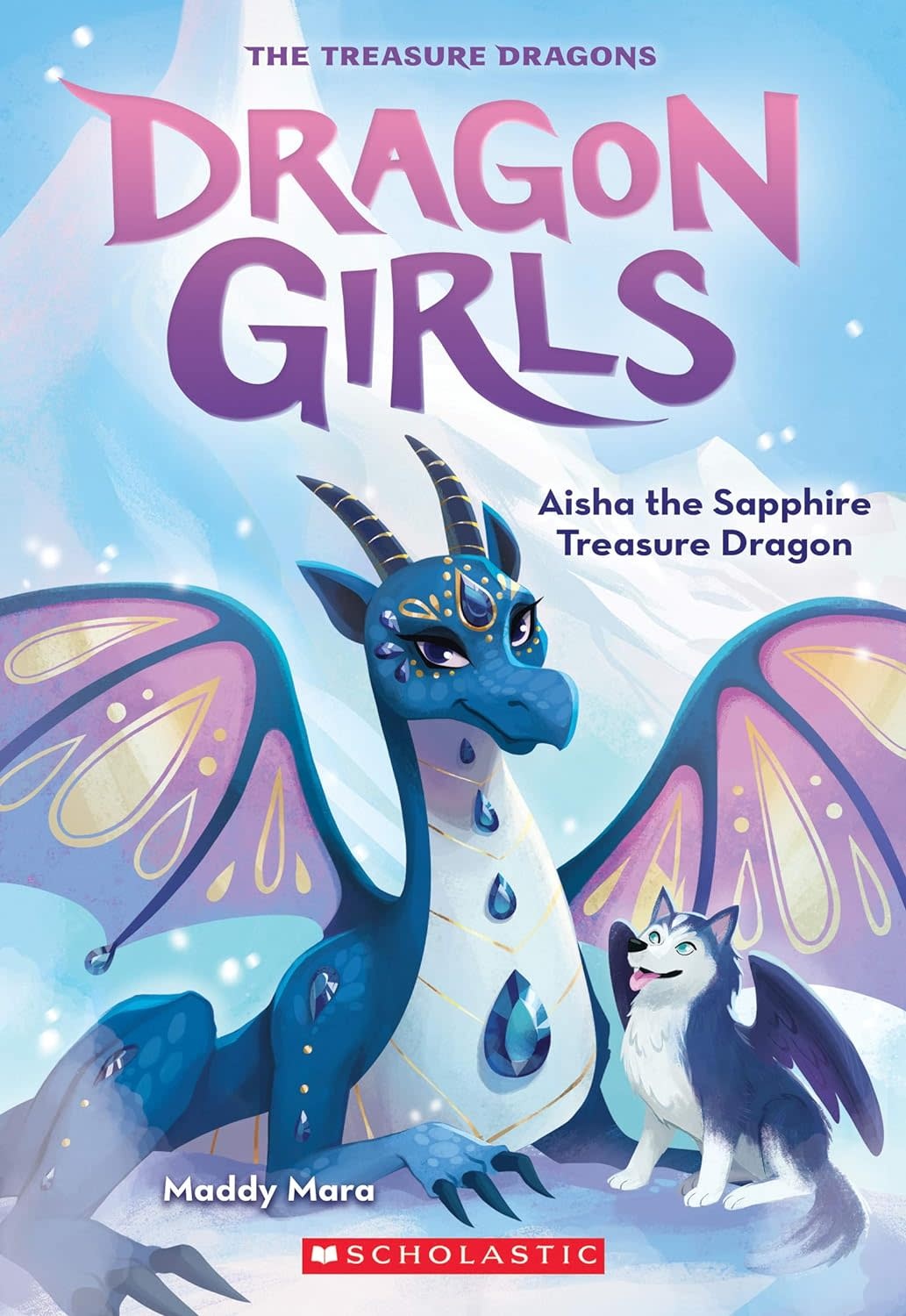 Scholastic Dragon Girls Book 5 Aisha The Sapphire Treasure Dragon
