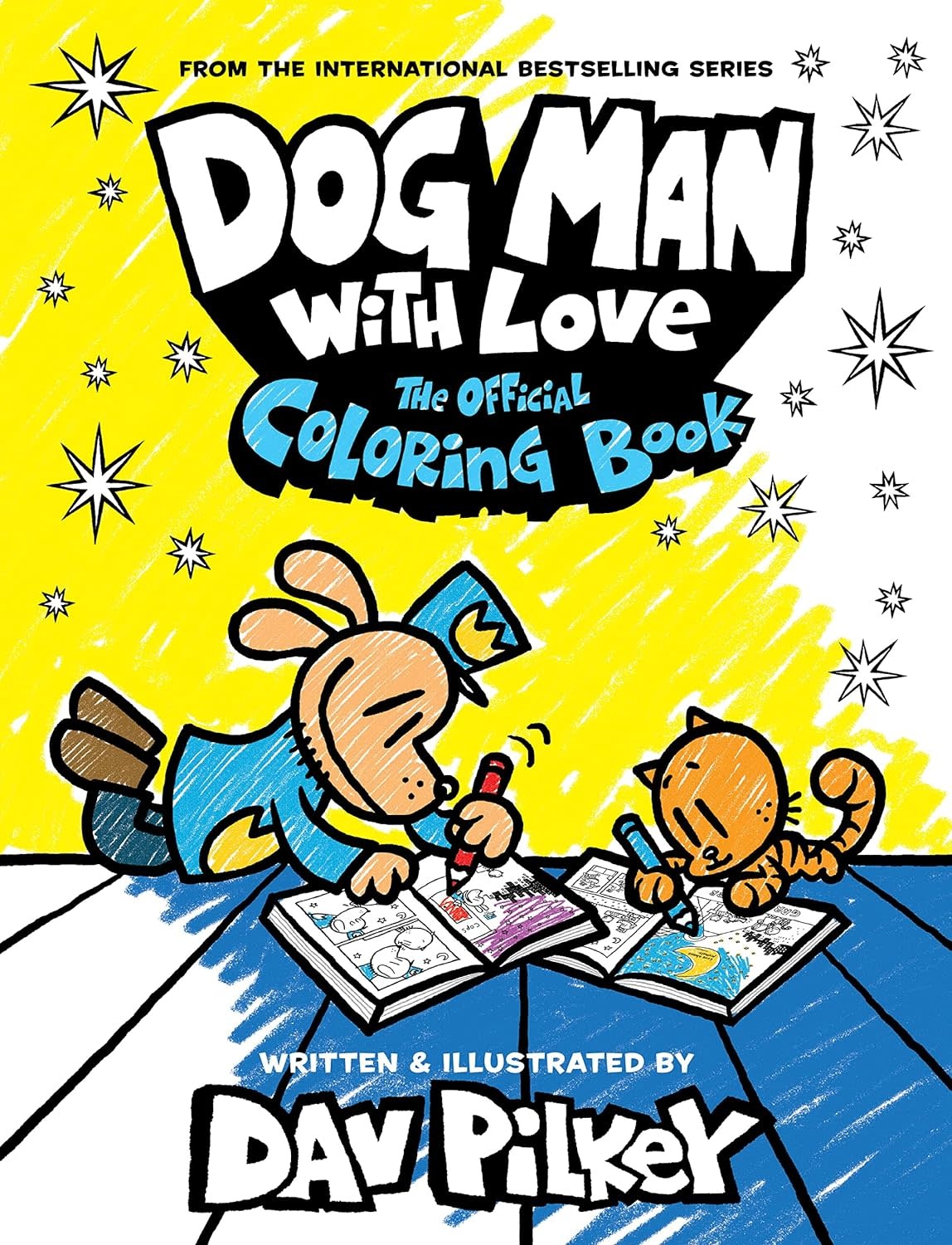 Scholastic Dog Man with Love: Official Coloring Book