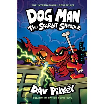 Scholastic Dog Man Book 12 The Scarlet Shedder