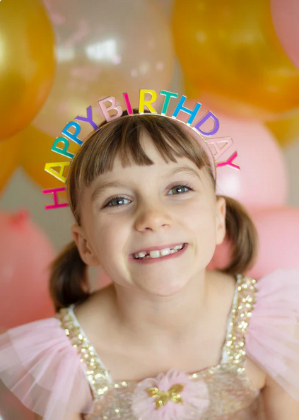 Great Pretenders Headband Happy Birthday Multi