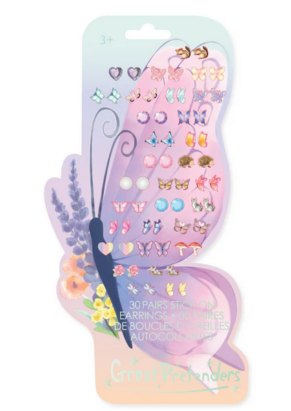 Great Pretenders Sticker Earrings Butterfly
