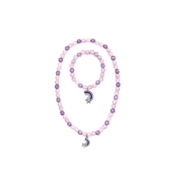 Great Pretenders Necklace/Bracelet: Purple Rainbow