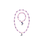 Great Pretenders Purple Rainbow Necklace & Bracelet Set, 2pc, Assorted