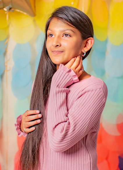 Great Pretenders Boutique Earrings & Ring Set Chic Rockin' Rhinestone