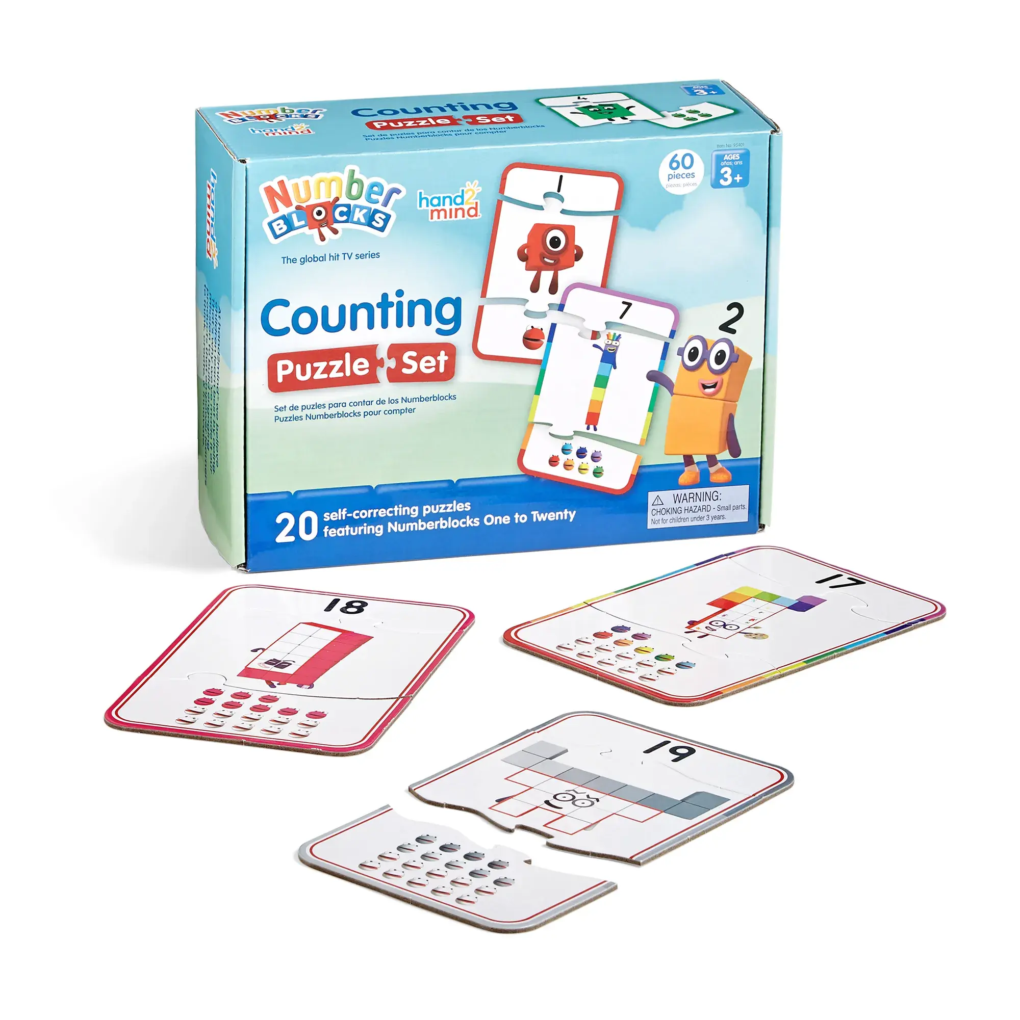 hand2mind NumberBlocks Counting Puzzle Set