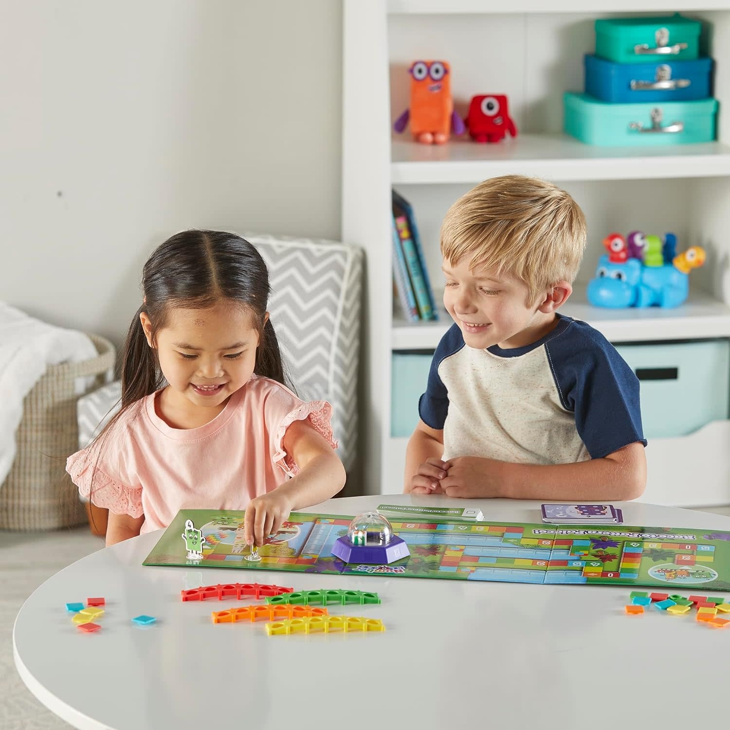 hand2mind NumberBlocks Race to Pattern Palace Game