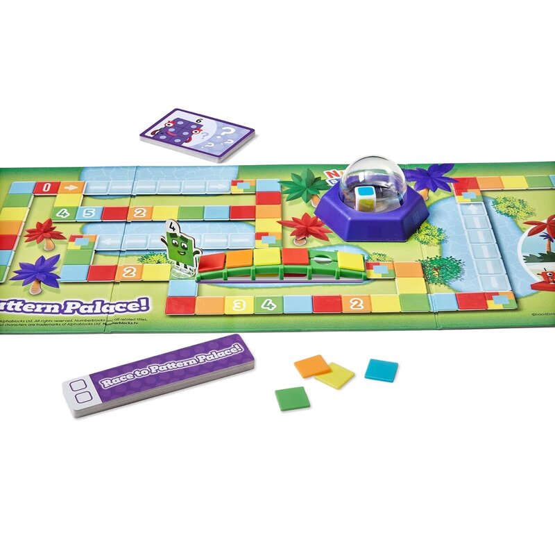 hand2mind NumberBlocks Race to Pattern Palace Game