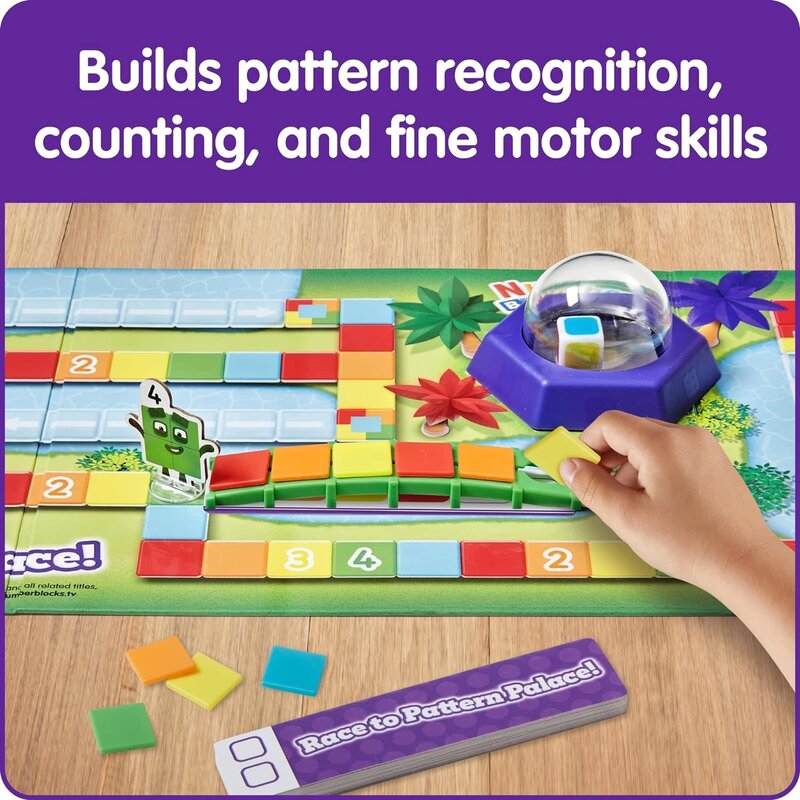 hand2mind NumberBlocks Race to Pattern Palace Game