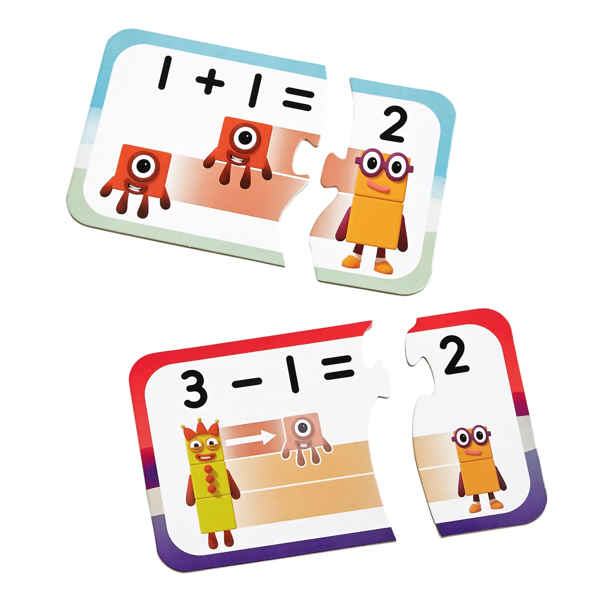 hand2mind NumberBlocks Adding and Subtracting Puzzle Set