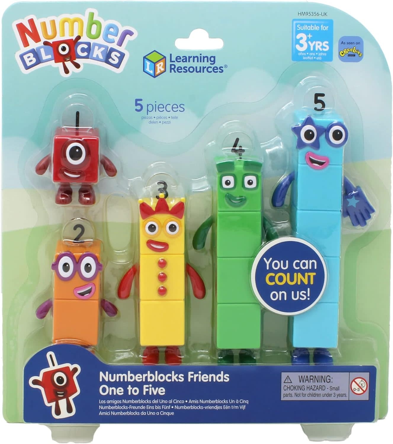 hand2mind NumberBlocks Friends 1 to 5
