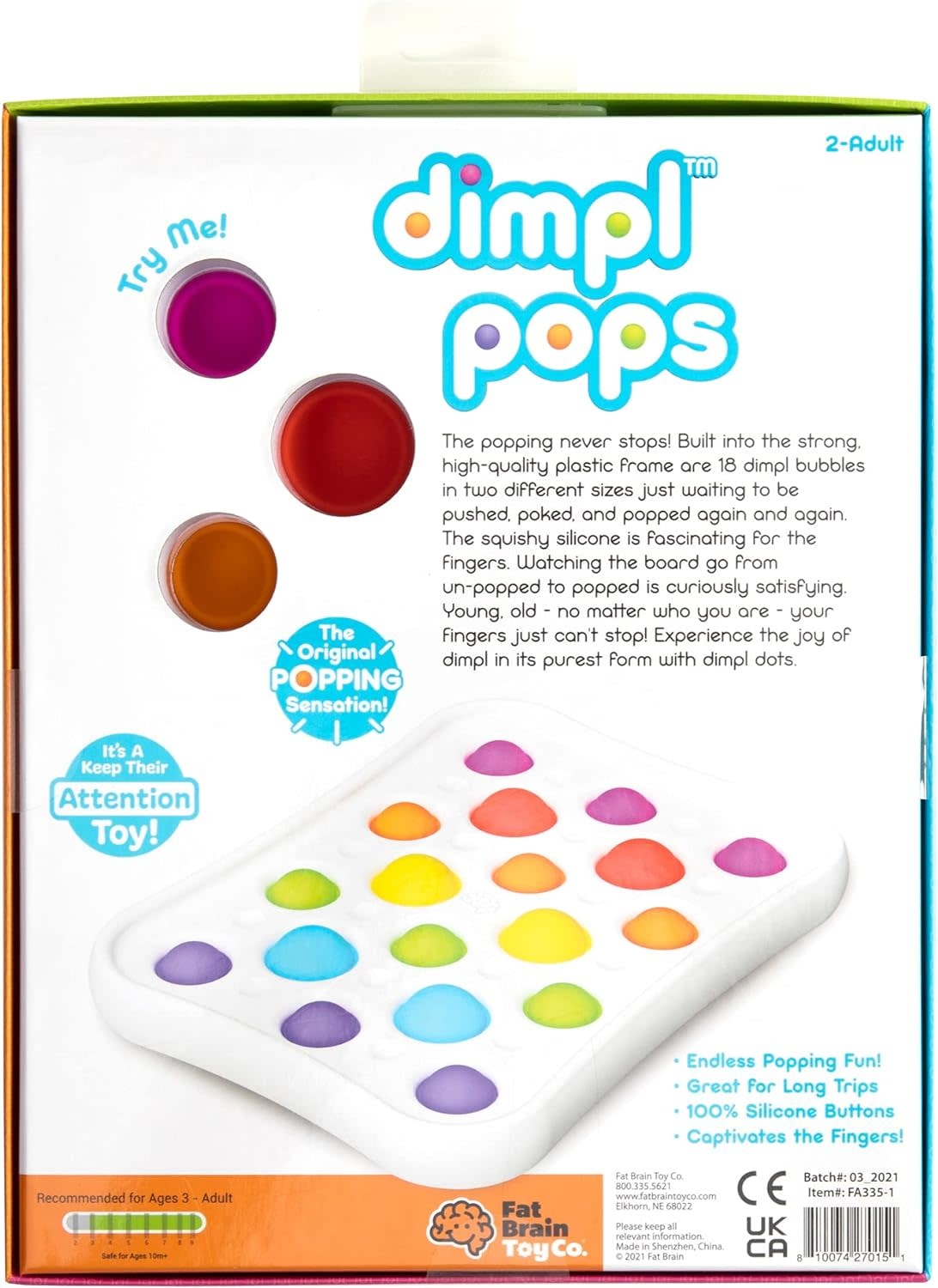 Fat Brain Toys Fat Brain Toys Dimpl Pops