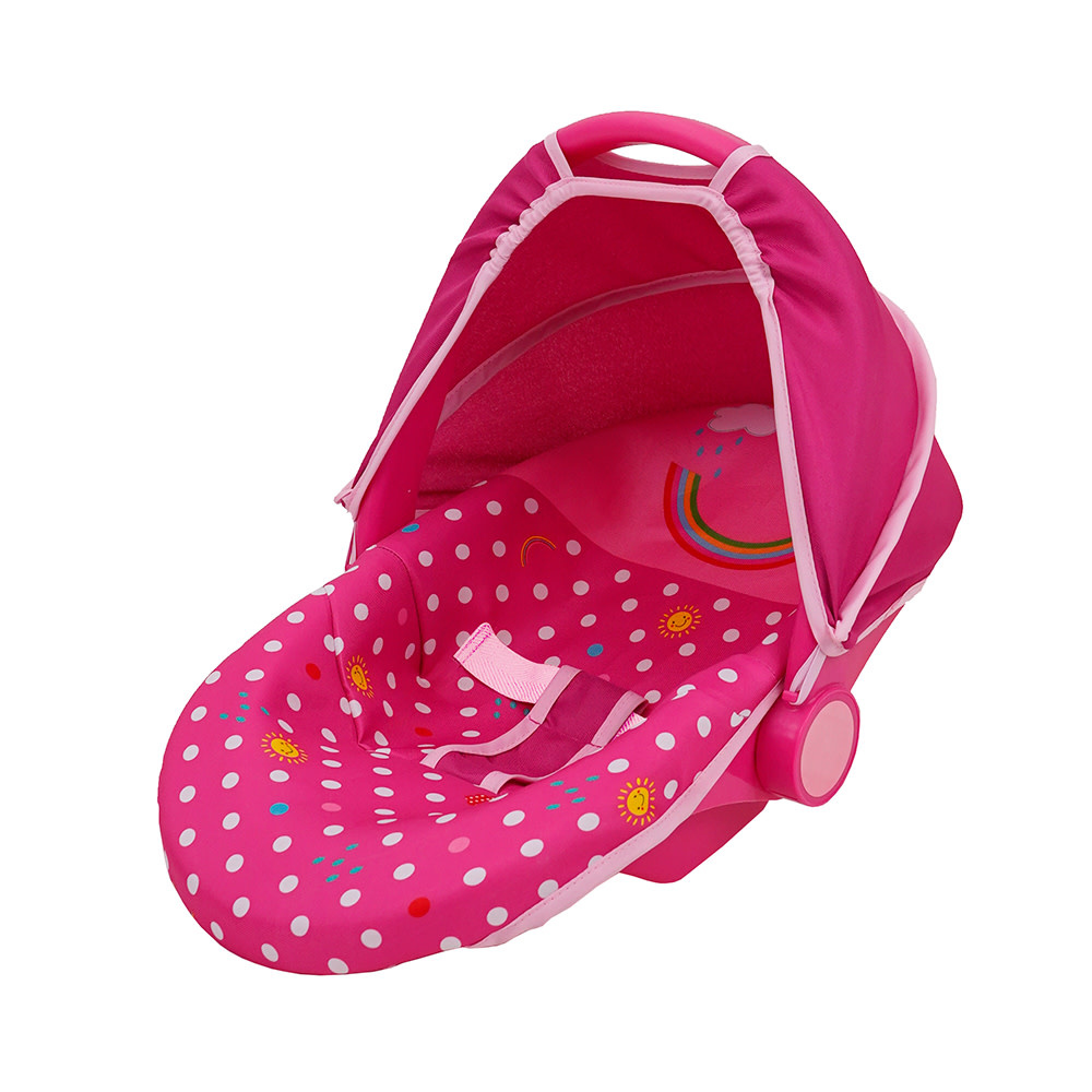Sunshine Dots Doll Car Seat