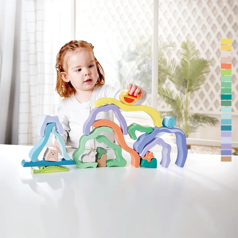 Hape Toys Hape Toddler Nature Scene Stacking Blocks