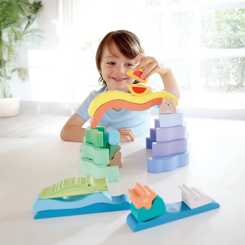 Hape Toys Hape Toddler Nature Scene Stacking Blocks