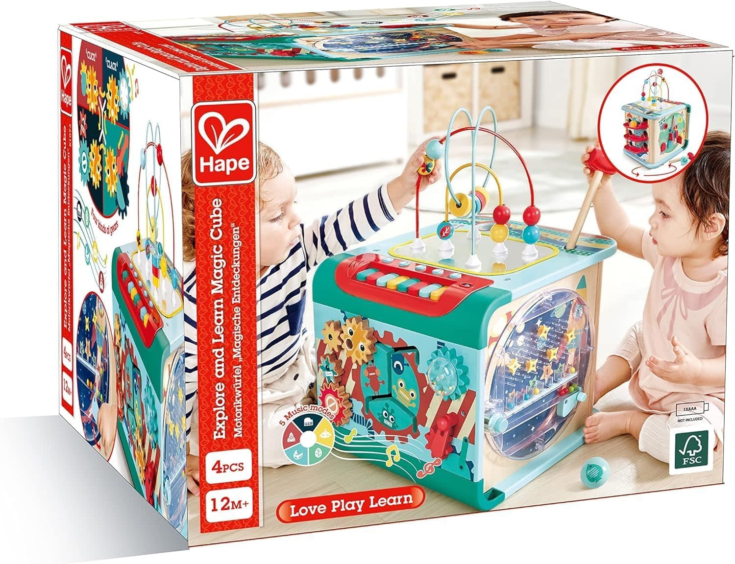 Hape Toys Hape Explore and Learn Magic Cube