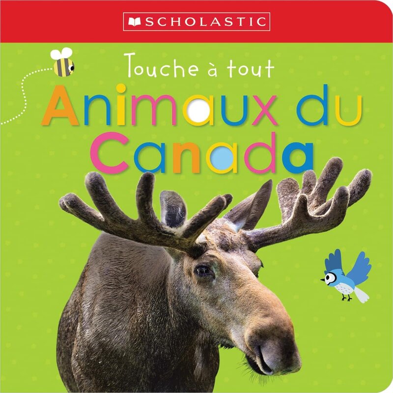 Scholastic French Board Book: Touche à tout : Animaux du Canada  (Animals of Canada)