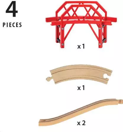 Brio Brio World Train Curved Bridge