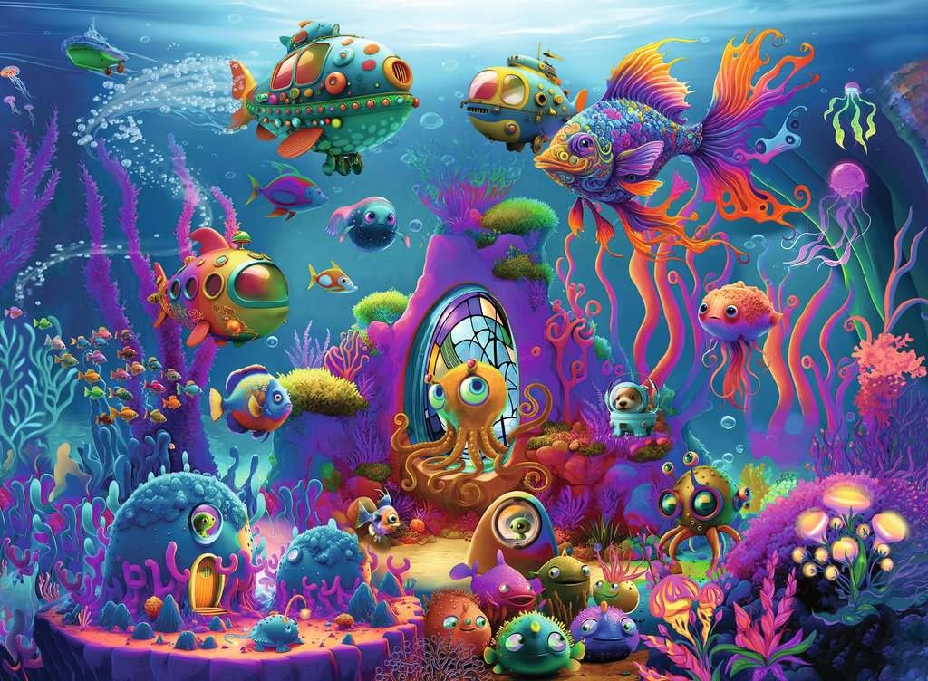 Ravensburger Ravensburger Puzzle 150pc Alien Ocean