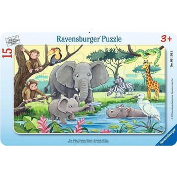 Ravensburger Frame Puzzles 15pc Animals of Africa
