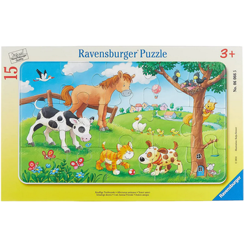 Ravensburger Frame Puzzles 15pc Cute Animal Friends