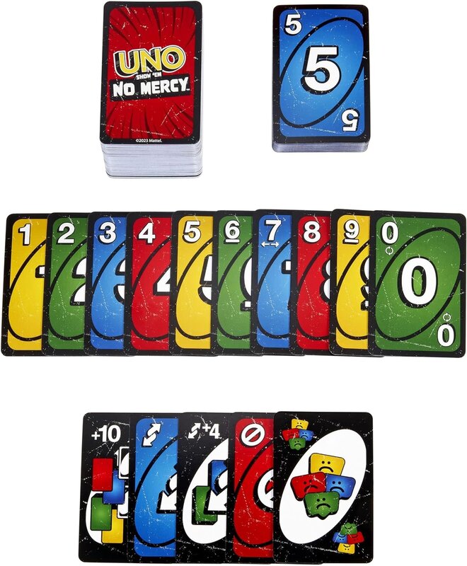 Mattel Card Game Uno Show 'em No Mercy