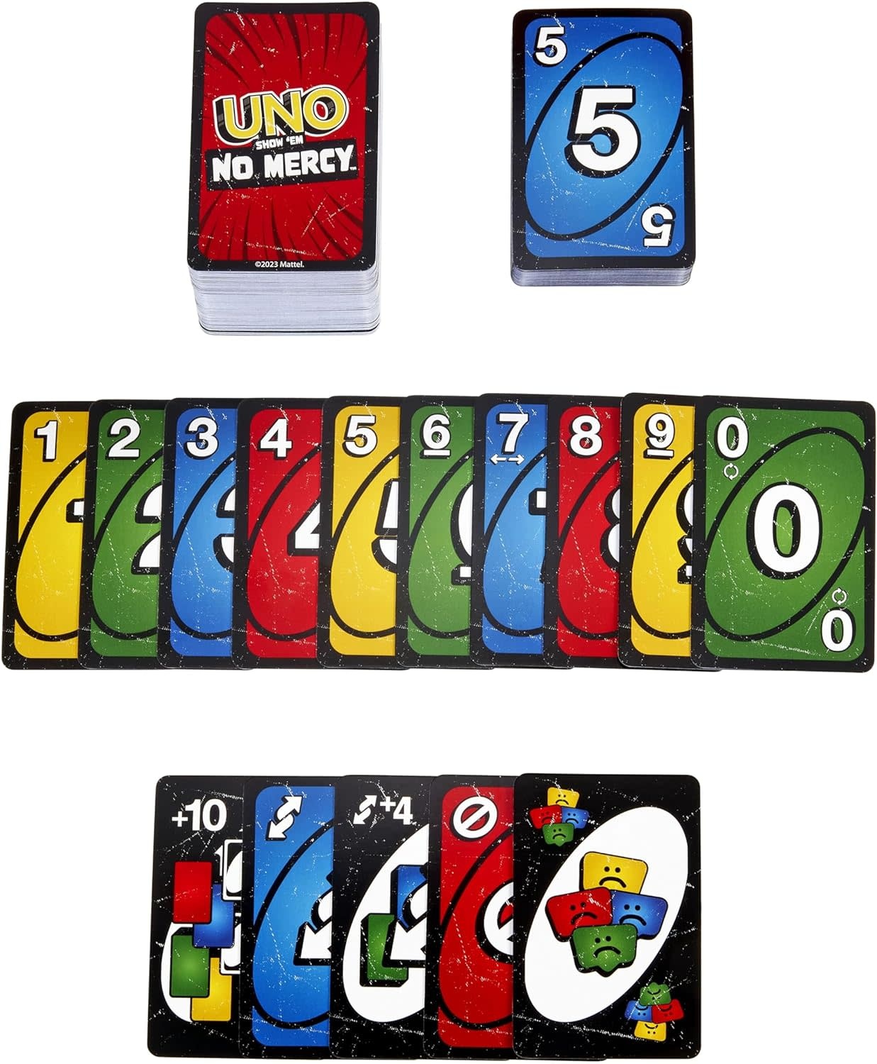 Mattel Uno Show 'em No Mercy Card Game