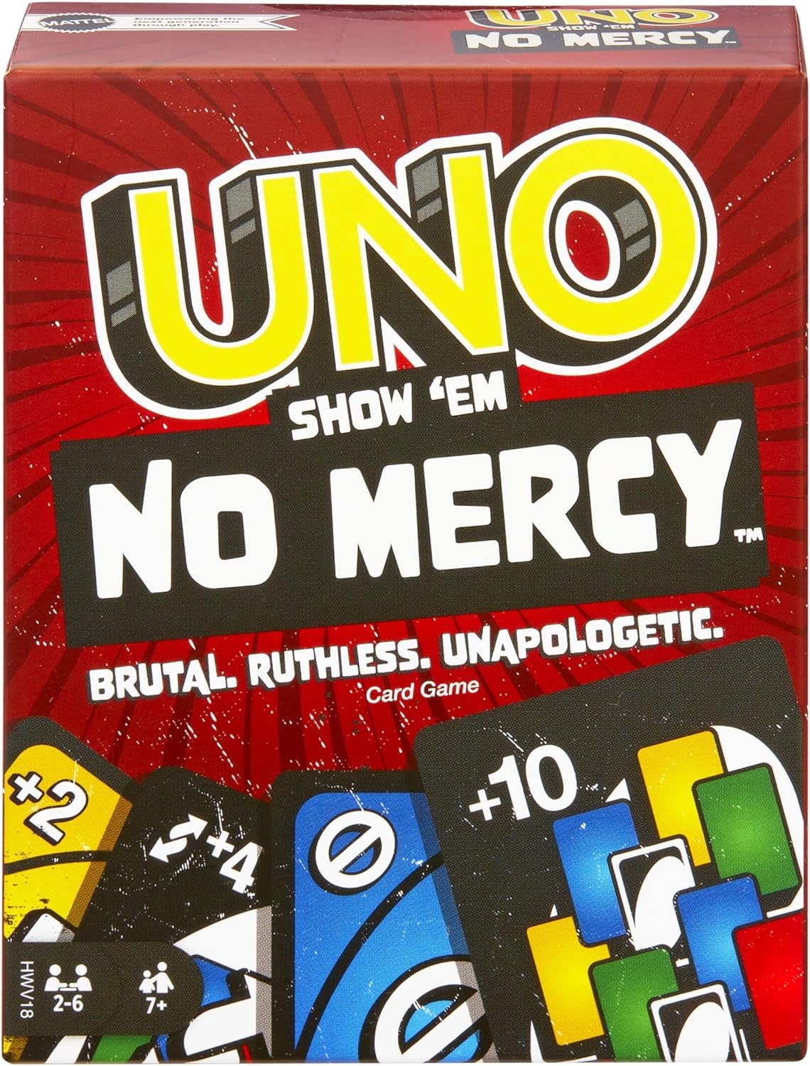 Mattel Uno Show 'em No Mercy Card Game