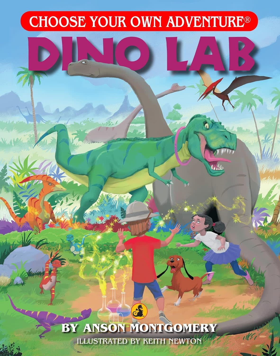 Choose Your Own Adventure Book Dragonlarks: Dino Lab