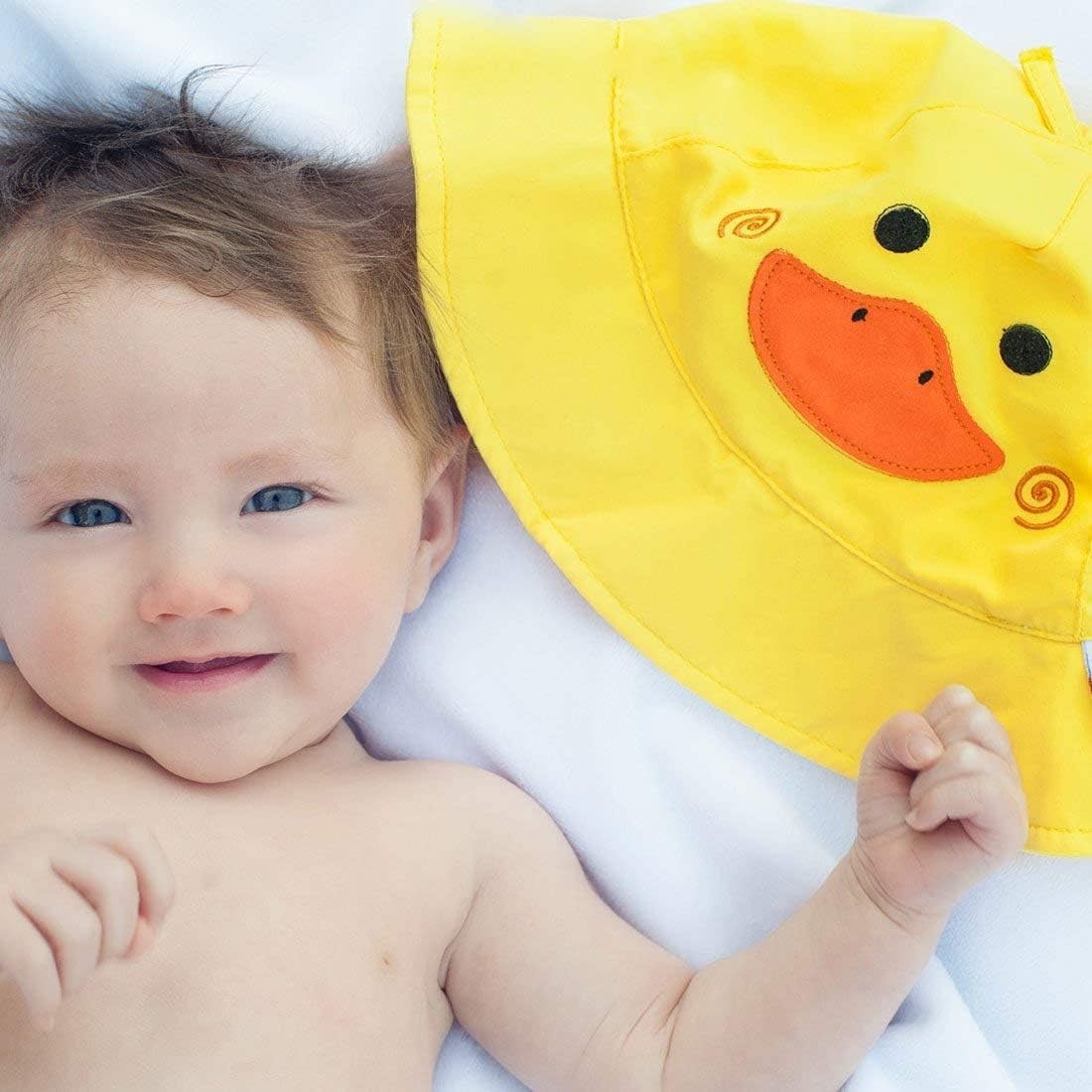 Zoocchini Baby Swim Diaper & Sun Hat UPF50 + Duck 12 - 24M