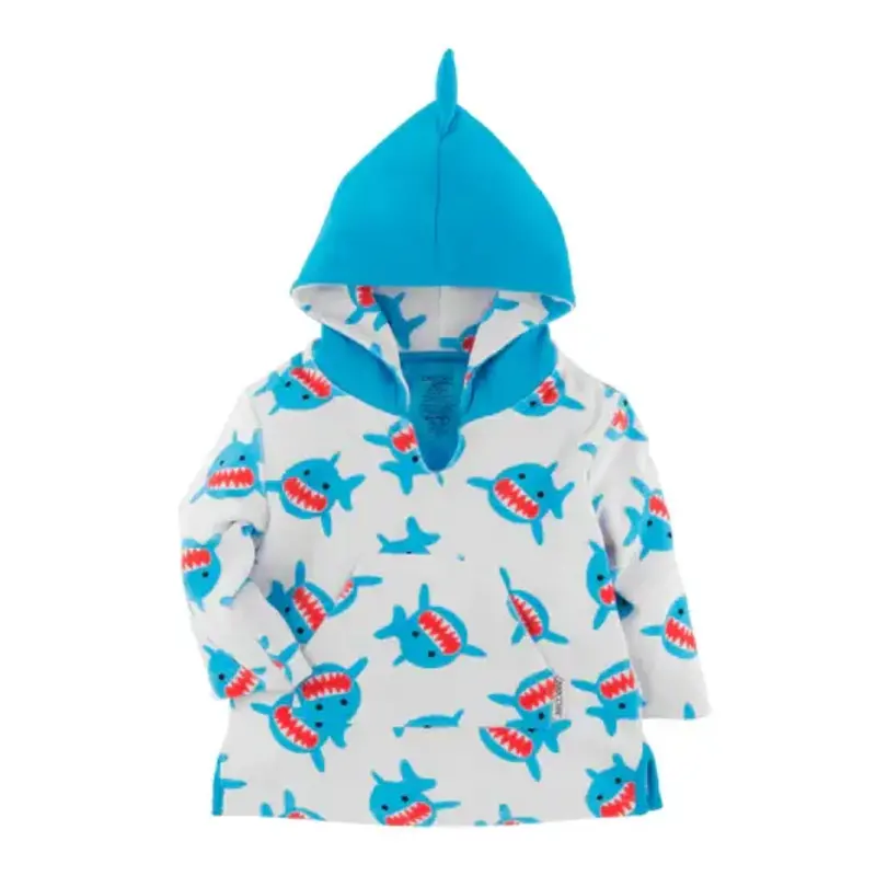 Zoocchini Terry Swim Coverup UPF50 + Shark 0 - 12M