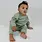 Juddlies Designs Breathe EZE 2 Piece Jogger Set Olive Fleck 3 - 6M
