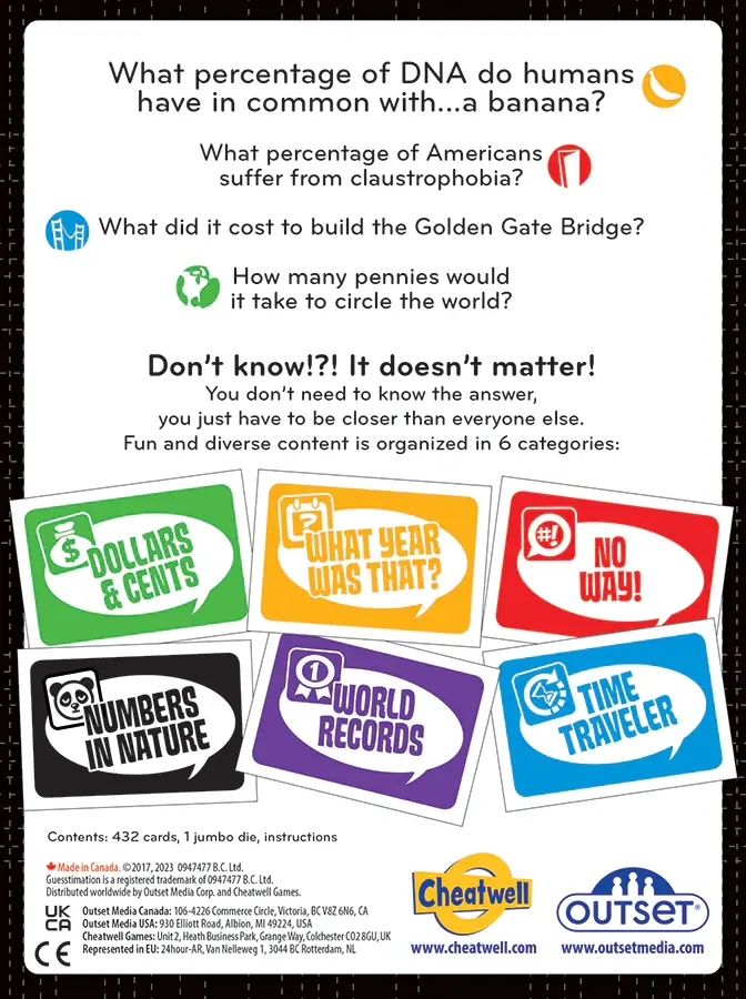 Outset Media Guesstimation Game