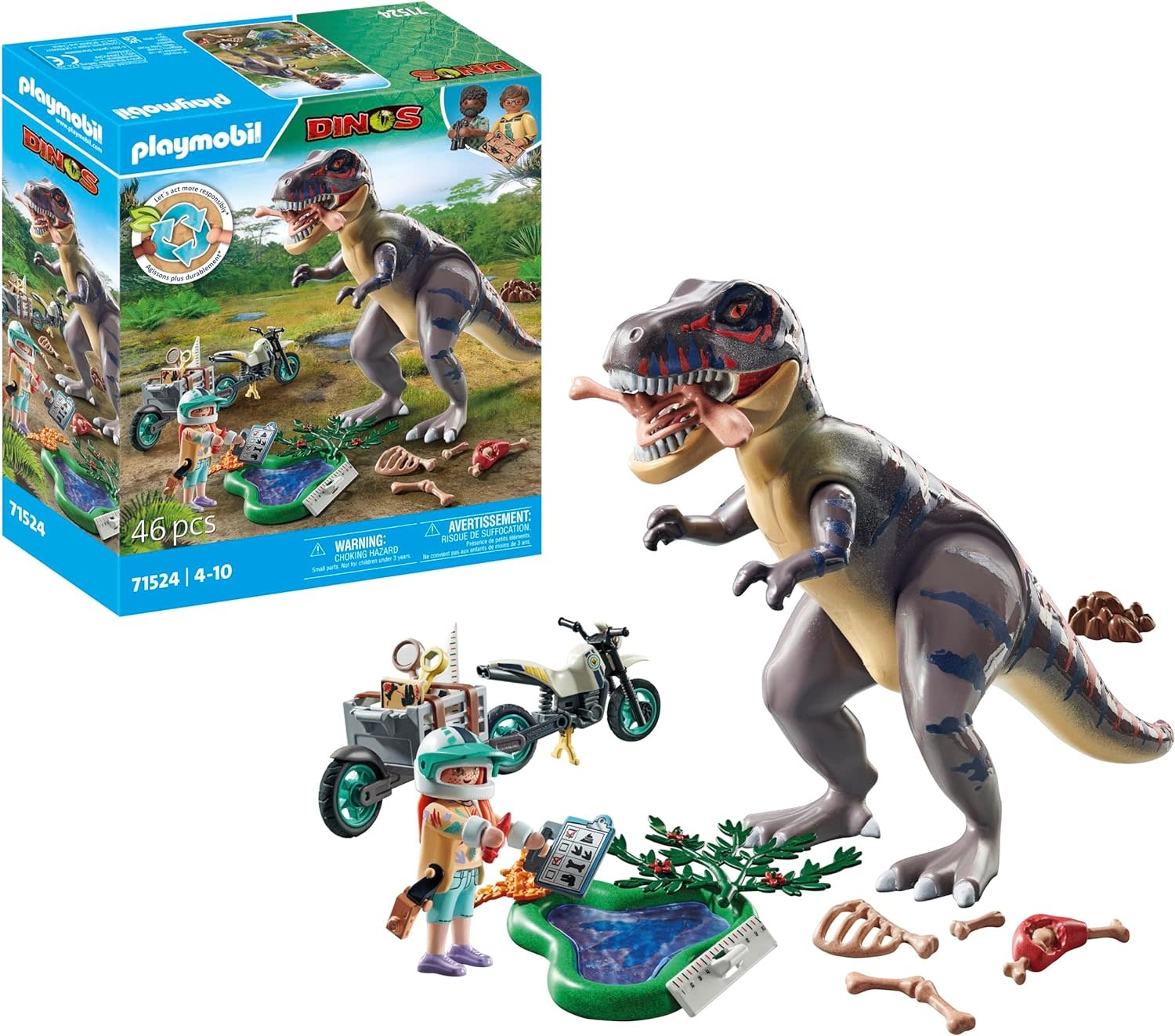 Playmobil Playmobil Dinos T-Rex Trace and Tracker