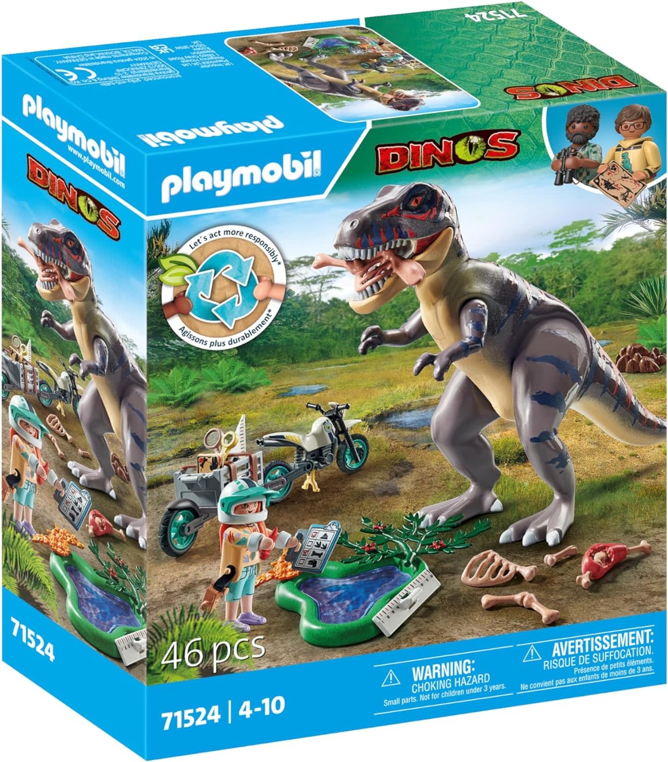 Playmobil Playmobil Dinos T-Rex Trace and Tracker