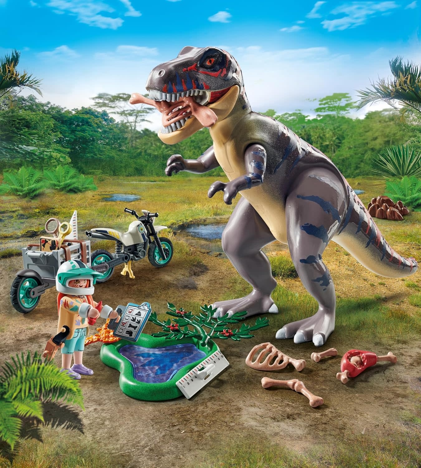 Playmobil Playmobil Dinos T-Rex Trace and Tracker