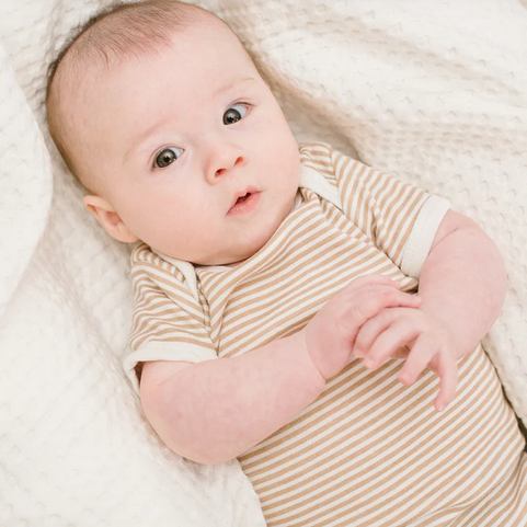 Lulujo Waffle Blanket Boho Cream Vanilla