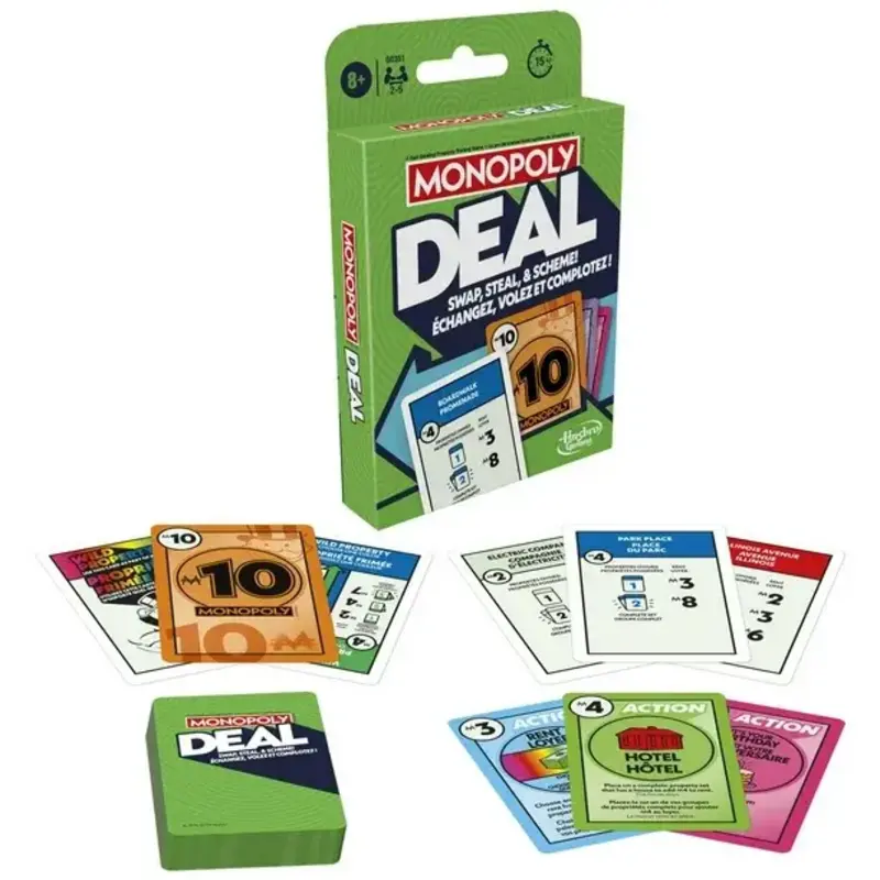 Hasbro Hasbro Card Game Monopoly Deal Swap, Steal & Scheme!