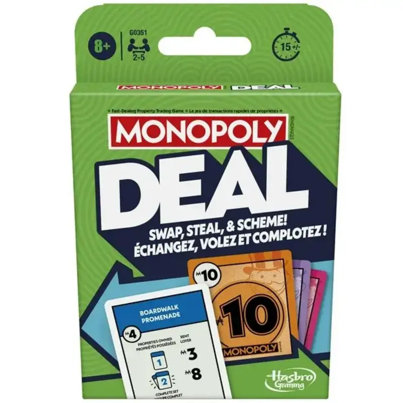 Hasbro Hasbro Card Game Monopoly Deal Swap, Steal & Scheme!