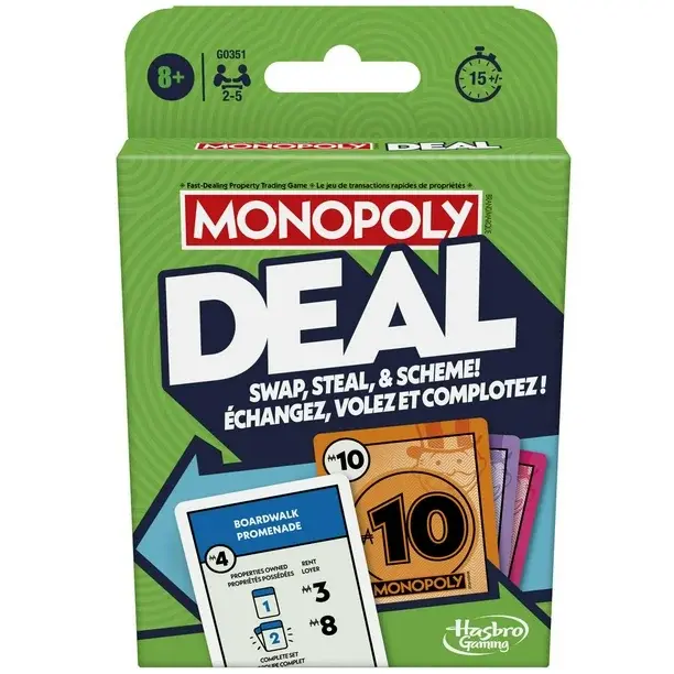 Hasbro Hasbro Card Game Monopoly Deal Swap, Steal & Scheme!