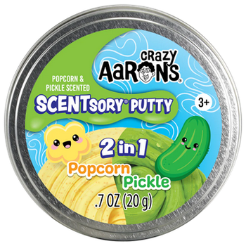 Crazy Aaron Crazy Aaron's Thinking Putty SCENTsory 2 in 1 Popcorn Pickle