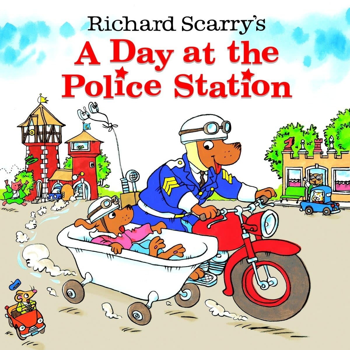 Richard Scarry's A Day At The Police Station Book
